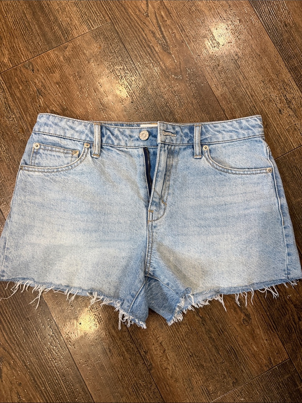 Unpublished “Laine” Light Wash Denim Cutoff Shorts - Women's